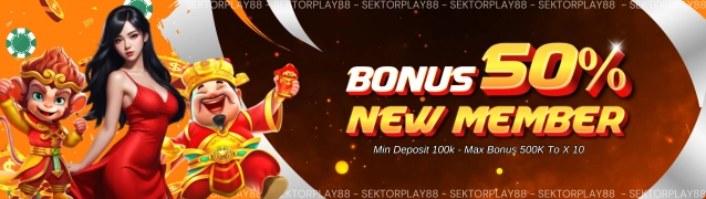 Bonus Deposit Pertama 50 % Khusus Slot
