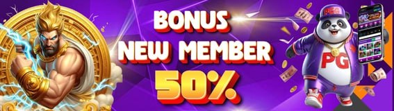 BONUS DEPOSIT PERTAMA 50 % SLOT